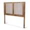 Baxton Studio Harena Modern and Contemporary Transitional Ash Walnut Finished Wood Full Size Headboard 179-11151-Zoro - alternate 1